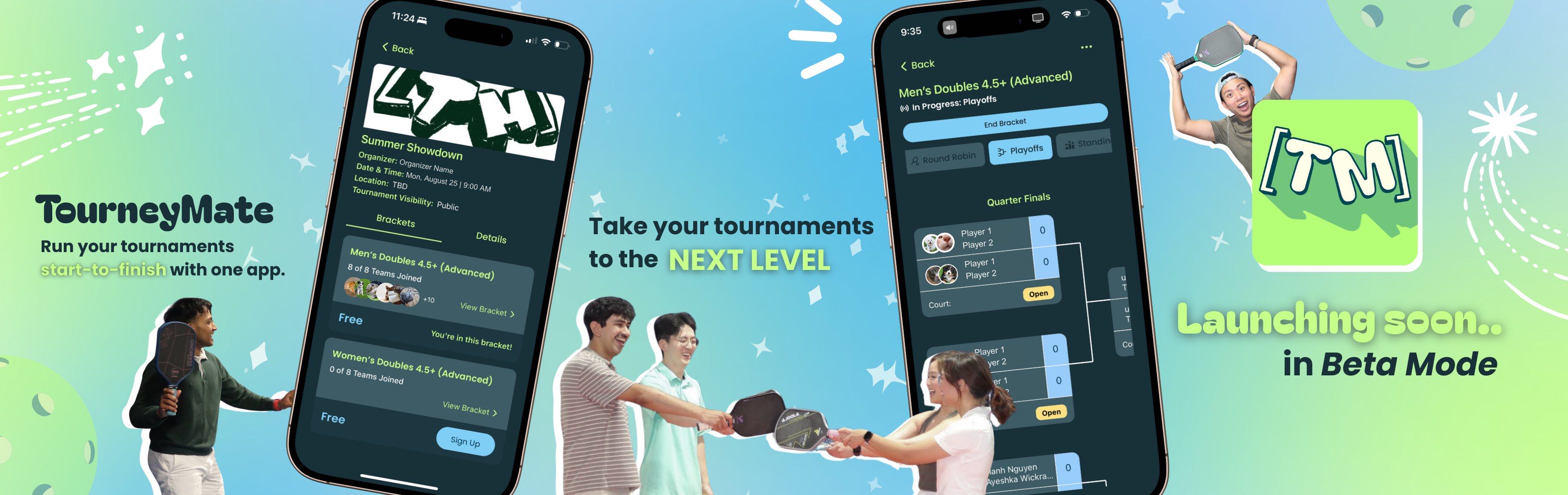 Tournament action